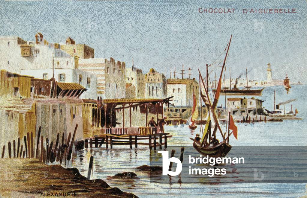 View of Alexandria - chromo., v.1900