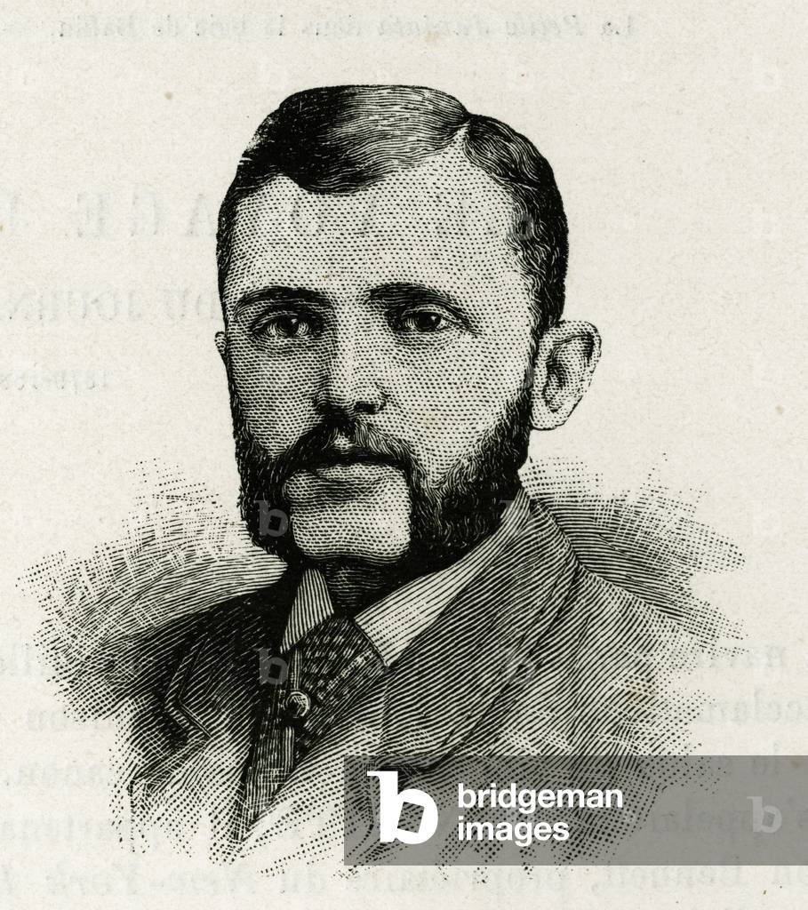 Portrait of L, 19th century (engraving)