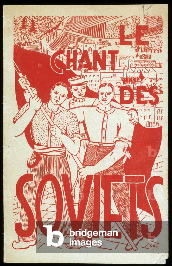 The song of the soviets - sheet music cover, circa 1930