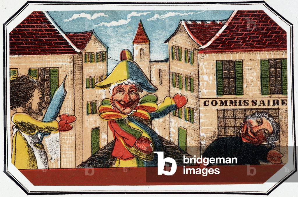 Les drogues de Cataclysterium - Lithography, extracted from Theatre des puppets du jardin des Tuileries, text 