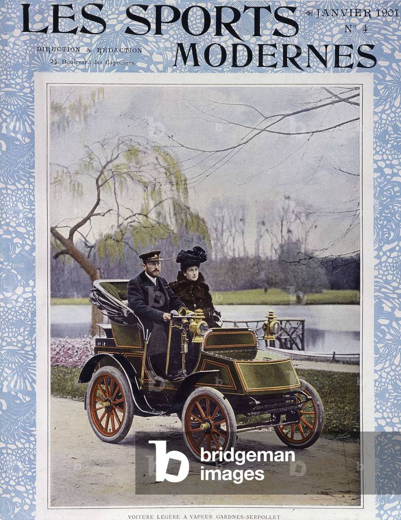 Lightweight Steam Car Gardner-Serpollet - in 