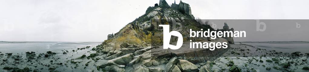 Mont Saint-Michel (Saint Michel). 360-degree panoramic from Leonard de Selva, France, 2005.