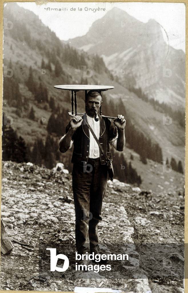 Armailli de la Gruyère - postcard, late 19th century