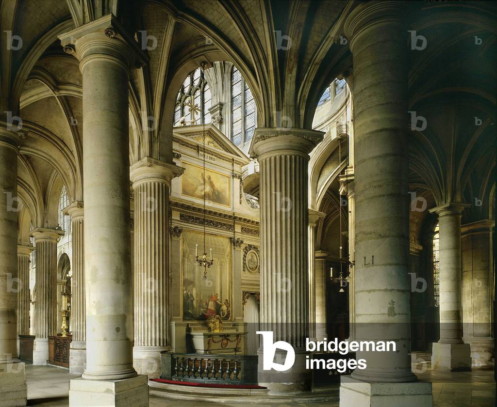 France, Paris, Saint Nicolas des Champs Church.