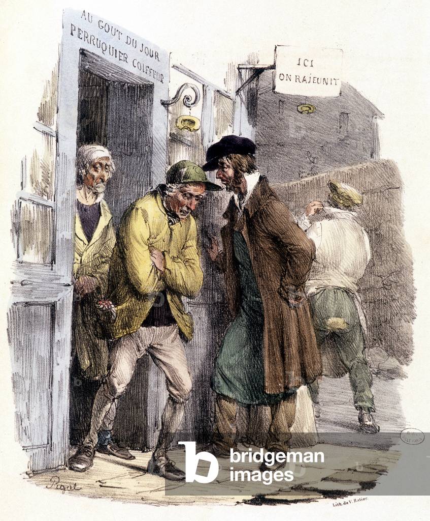 The Day of Beard - in “The Silhouette””, 1830