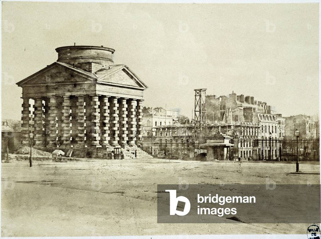 La barriere de l'Etoile, in “les barrieres de Paris”” photographs by Gouviot, 1859.
