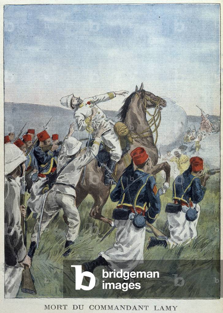 Death of Commander Lamy in 