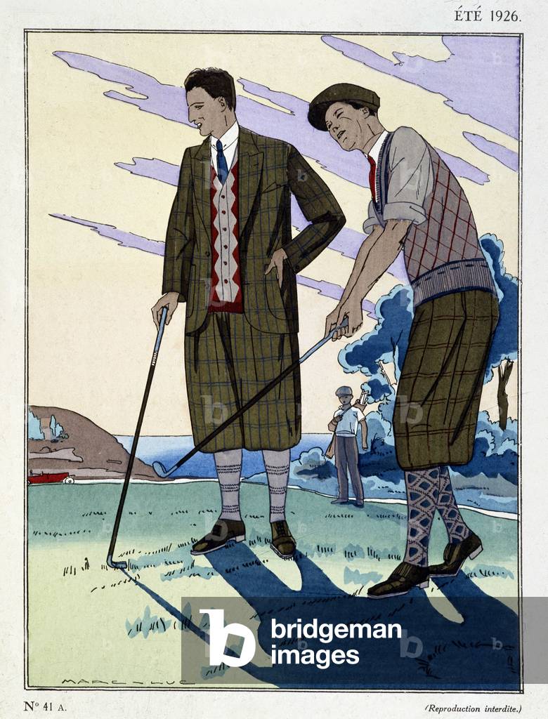 Golf: summer fashion 1926