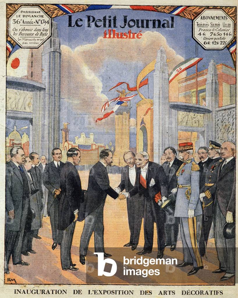 Inauguration of the Exhibition of Decorative Arts - in 