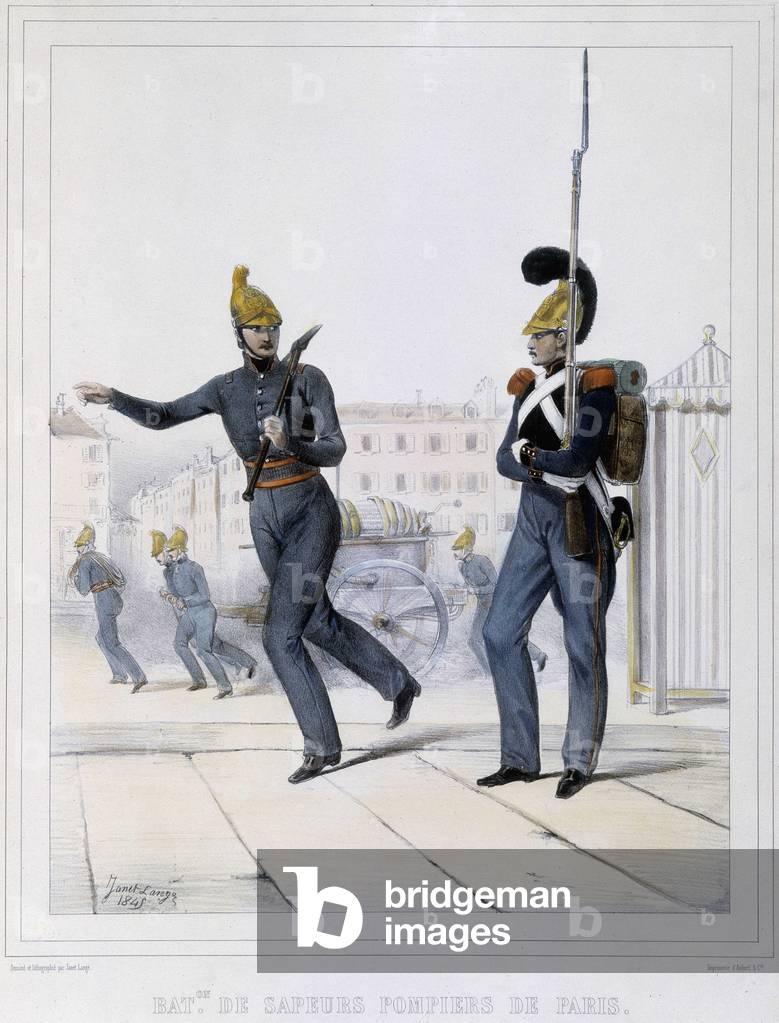 Firefighters of Paris, 1845