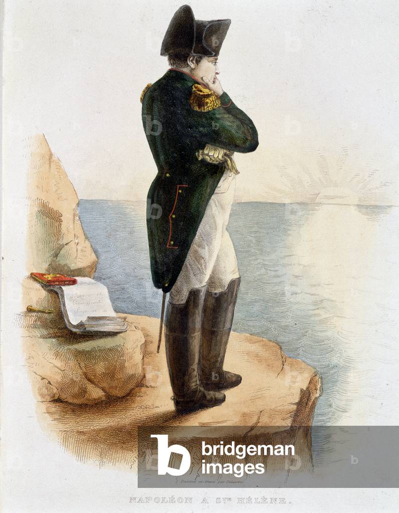 Napoleon a Sainte Helene - in “” Plutarque Français””, 1841 (T.8)
