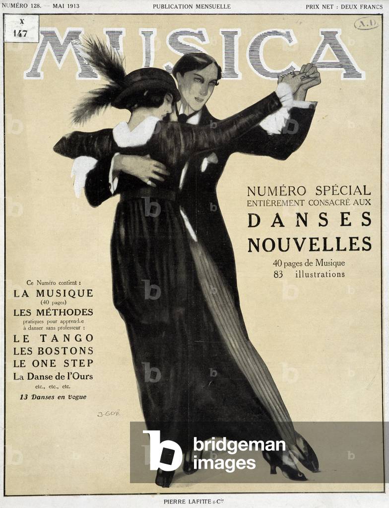Coppia danzante, «Musica», maggio 1913