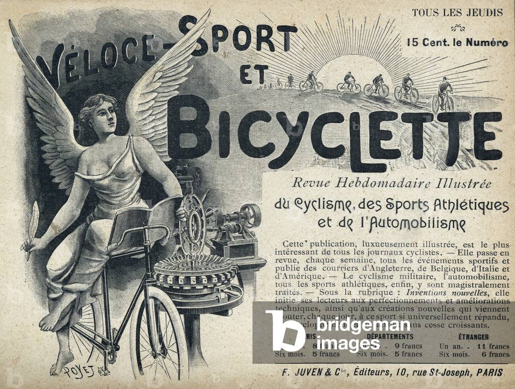 Veloce-Sport et Bicycle, in the illustrated weekly magazine of cycling, athletic sports and motorism. Publication in “Tales de Pantruche et d'ailleurs” by Tristan Bernard, Petite Collection du “” Rire”, F. Juven & Compagnie, Paris, 1897.