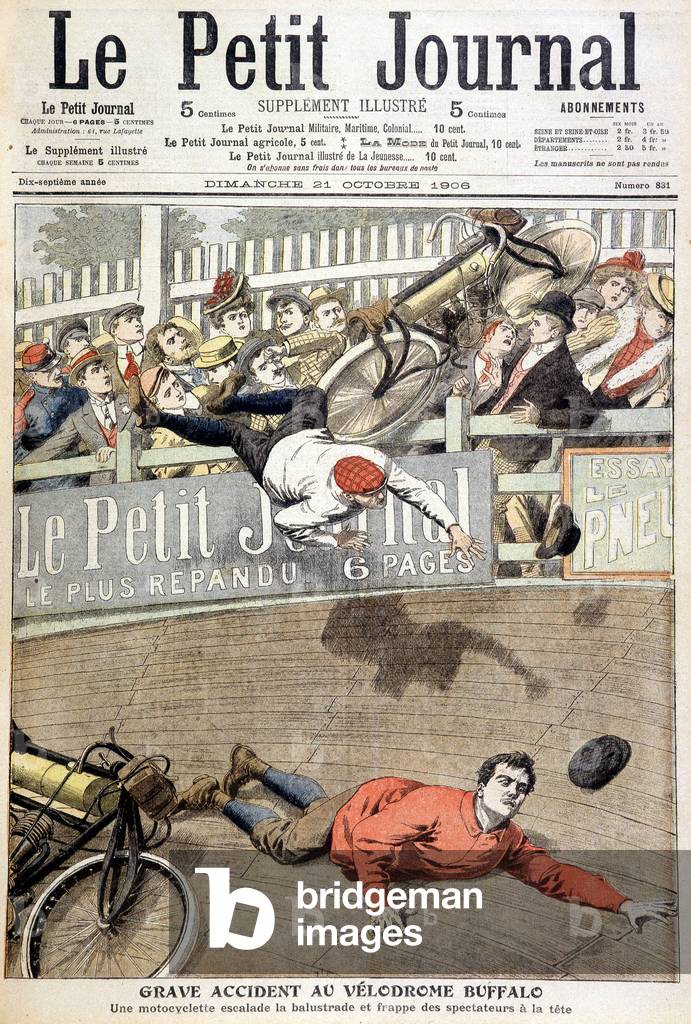 Severe accident at the Buffalo velodrome - in 