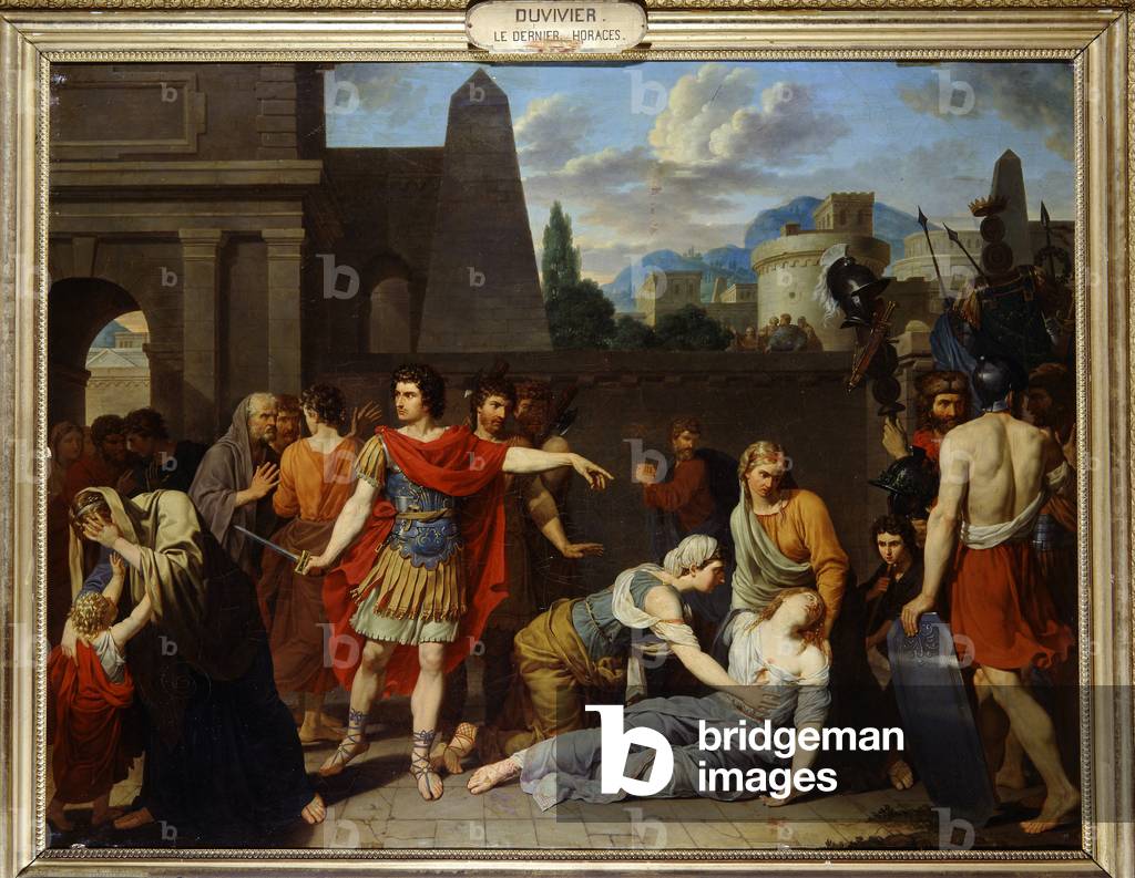 The last of the Horaces by Duviver. 17th century.