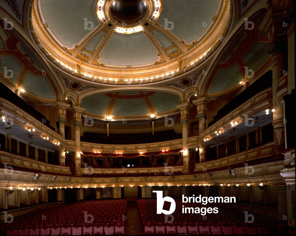 Colonial architecture in Vietnam: Hall of the Municipal Theatre of Hanoi by Francois Lagisquet