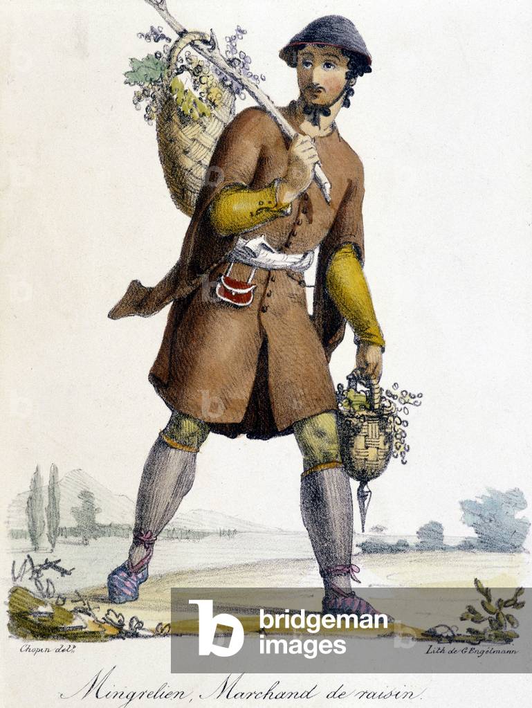 Mingrelien, grape dealer in Russia in the 19th century.