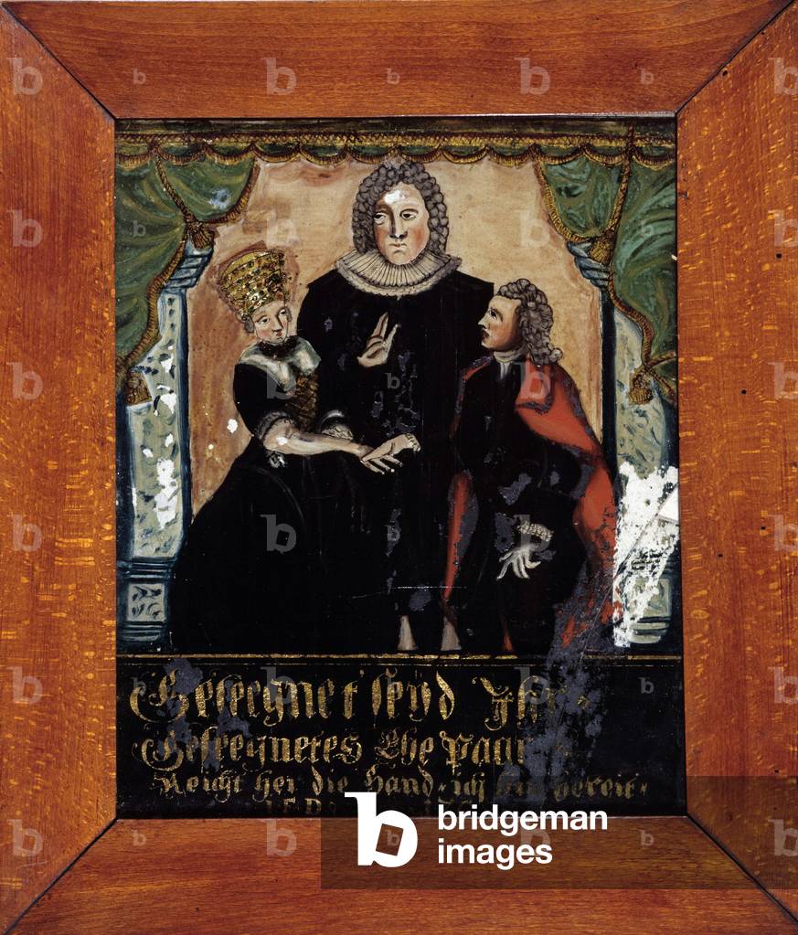 Protestant marriage in Alsace: the blessing of the spouses, 17th century