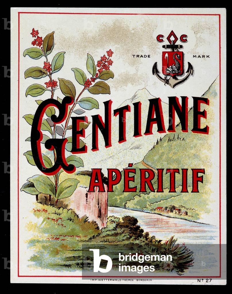 Aperitif label Amer Superior 