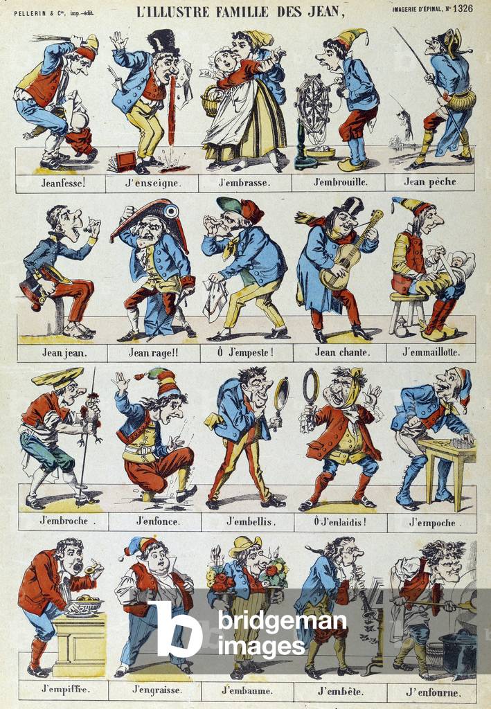 The illustrious family of the John (Epinal print)