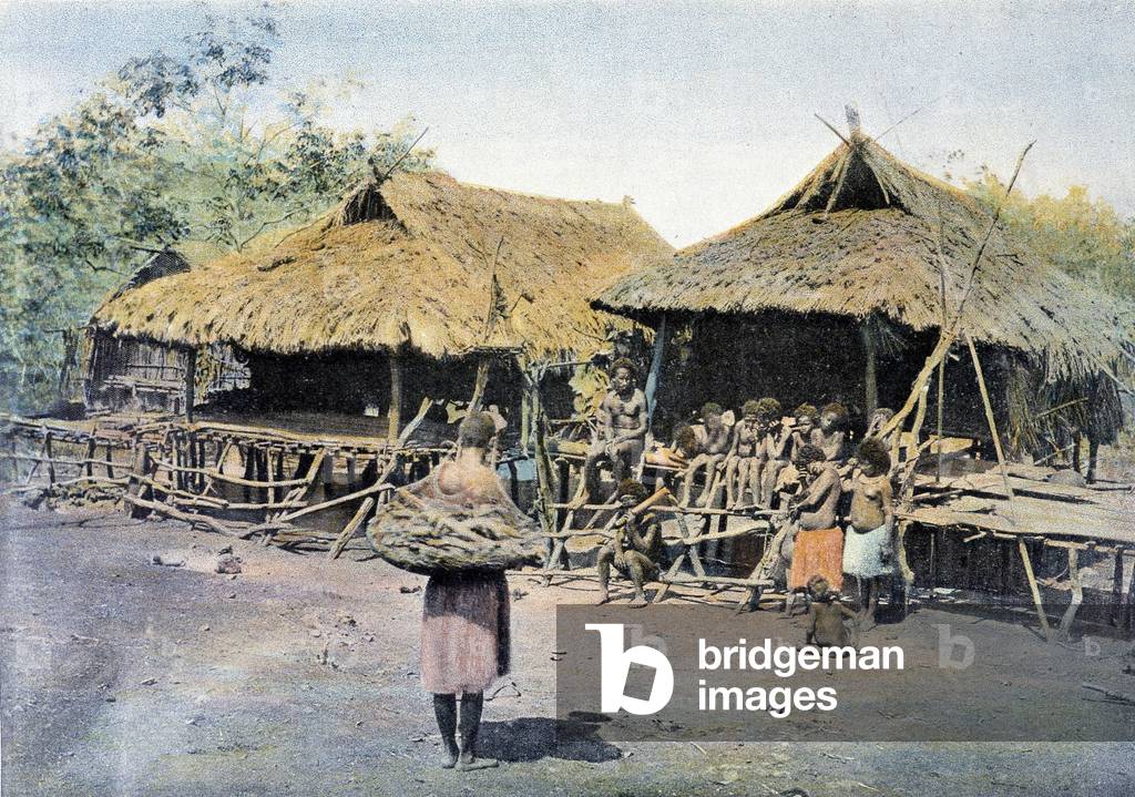 Karapuna, indigenous village of new guinee.