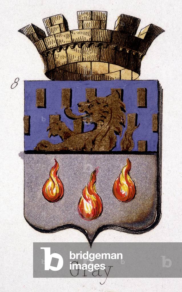 Gray Blazon - in “L'Armorial de France” by H. Traversier, Paris, 1842