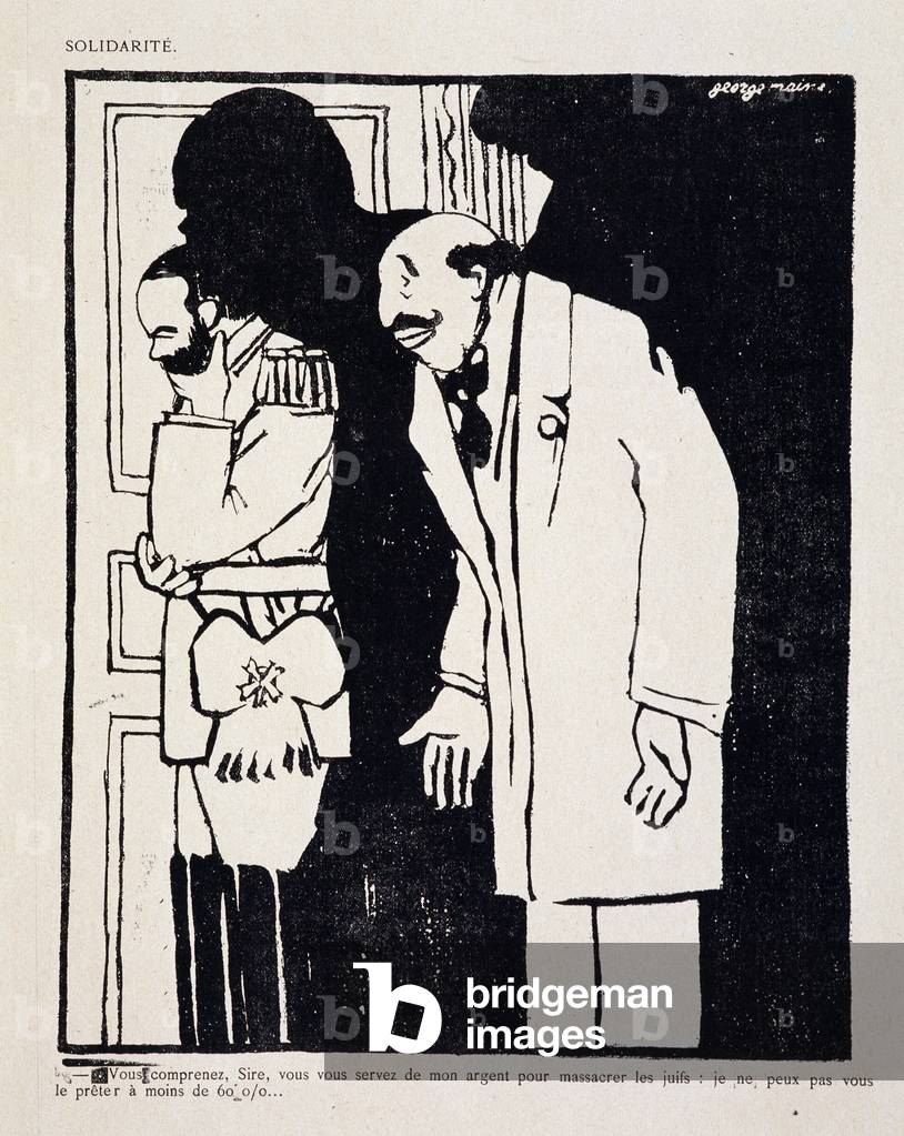 Jüdischer Bankier leiht Geld an Zar Nikolaus II. von Russland (1868-1918): „Verstehen Sie, Herr, Sie verwenden