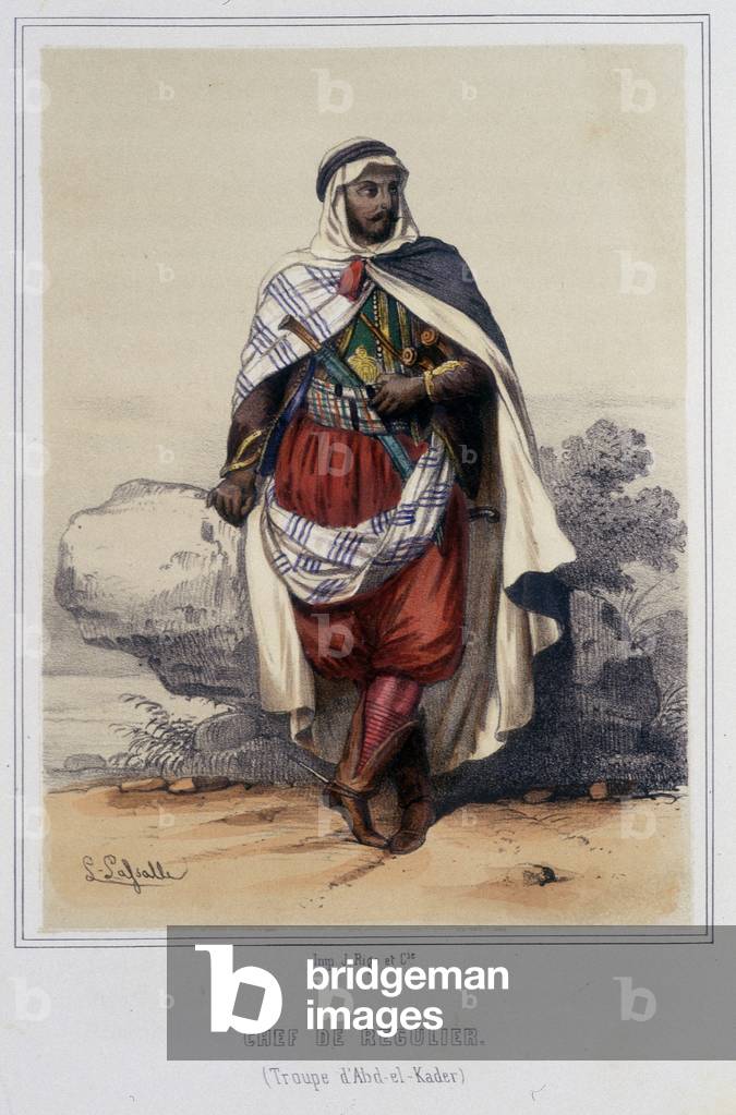 Head of regain in Algeria during the second half of the 19th century.