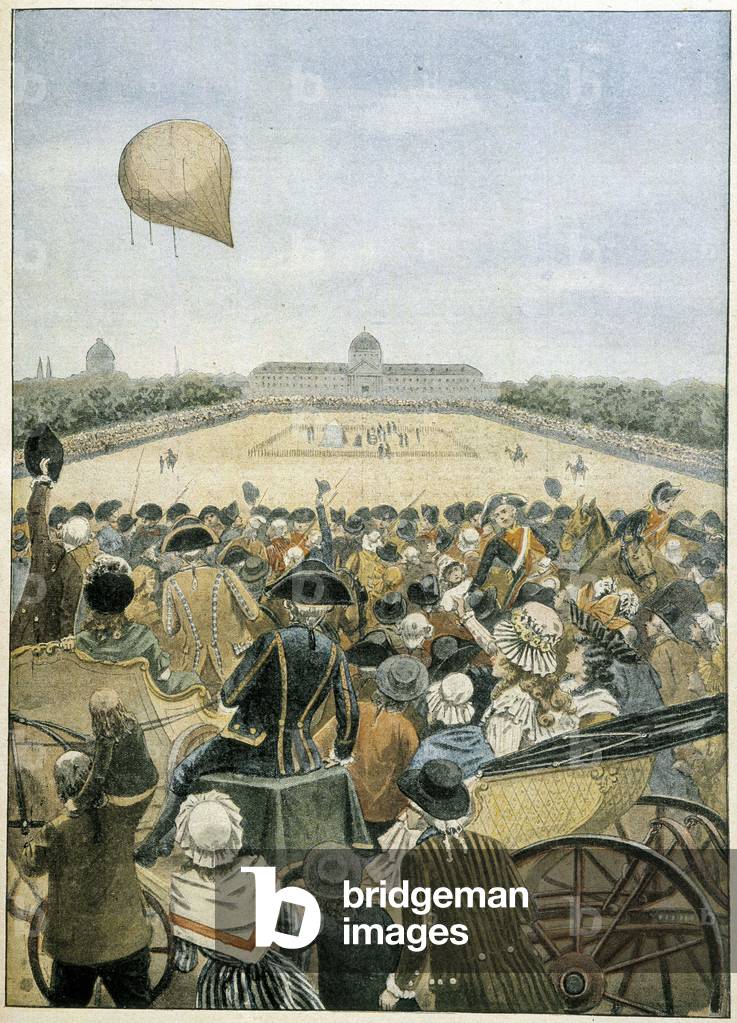 Illustrated inventions: aerostats - montgolfiers - in 