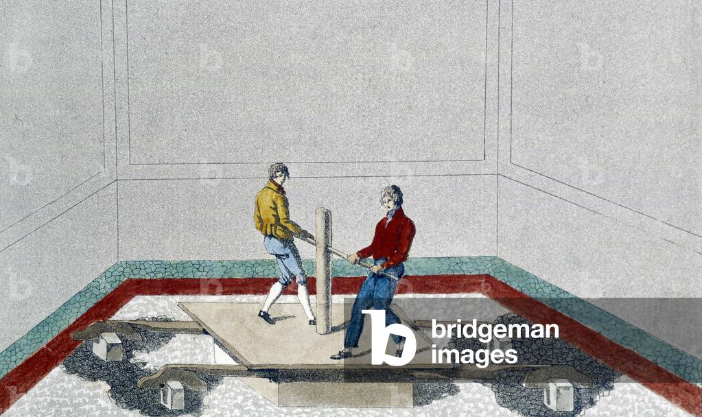 Venetian paving, marble retaille, 1810.