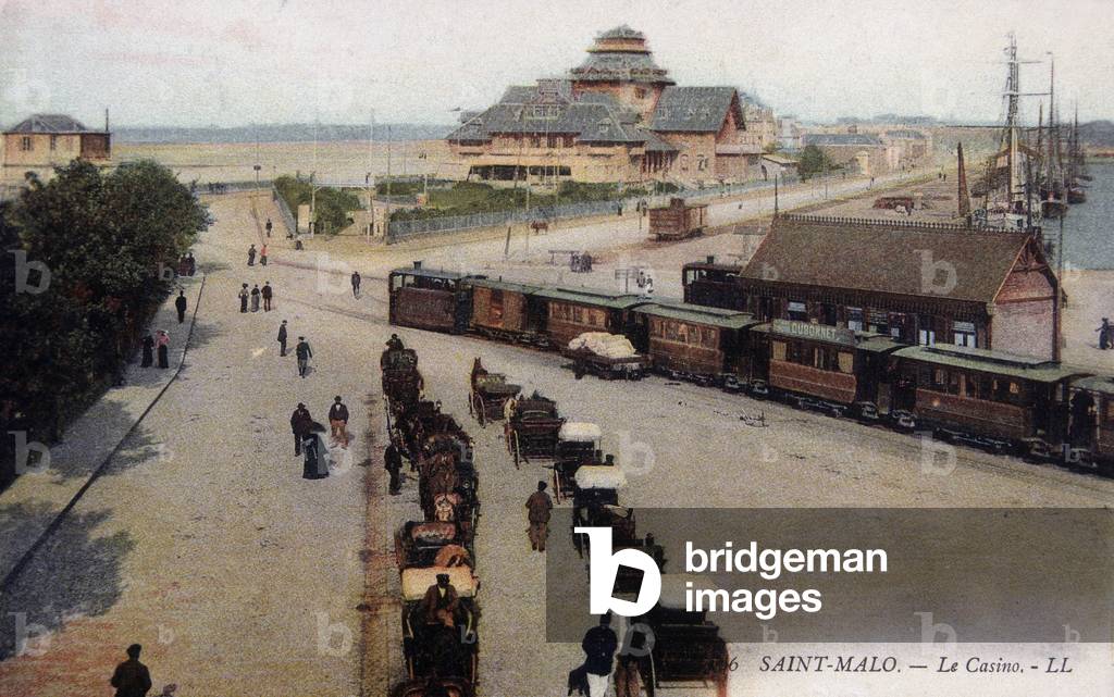 Saint-Malo: the casino - postcard, 20th century