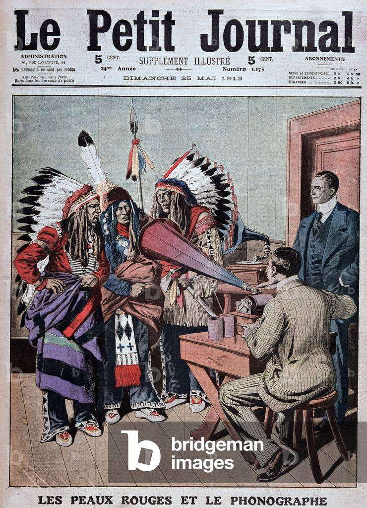 Les Peins-rouge et le phonographe - in 