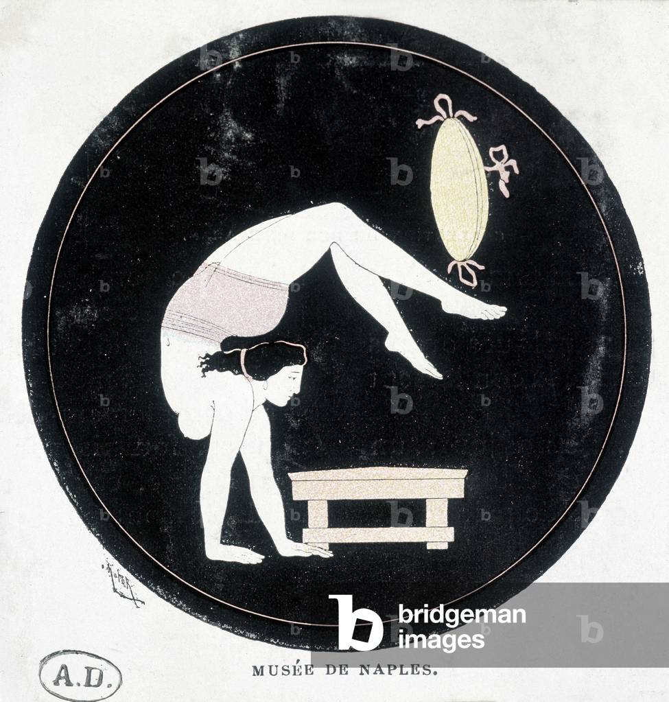 Saltimbank - repro of a vase of the National Museum of Naples, Arts Deco.