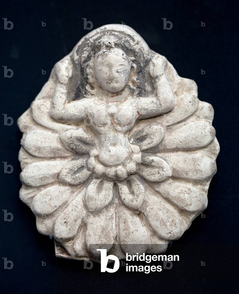 Renaissance of a lotus. Carved motif, undated. National Museum of Korea, Seoul (South Korea).