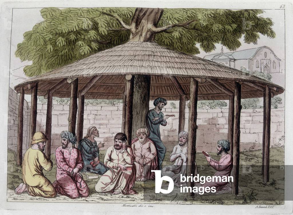 Special sect of Sophie, Persia. In “” The Old and Modern Costume””, 1819-1820, by Ferrario.