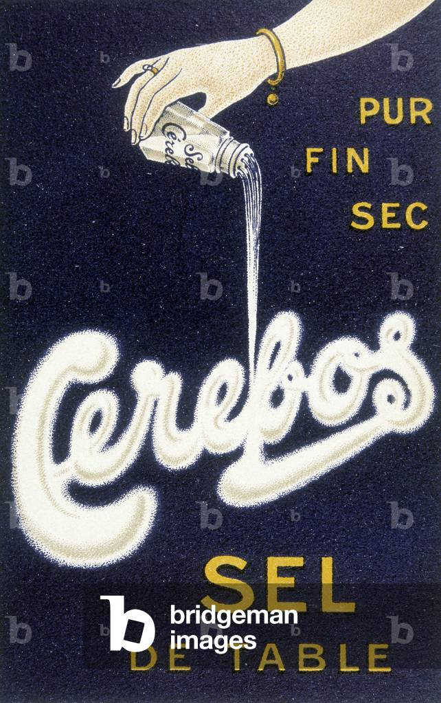 Advertising postcard for Cerebos table salt