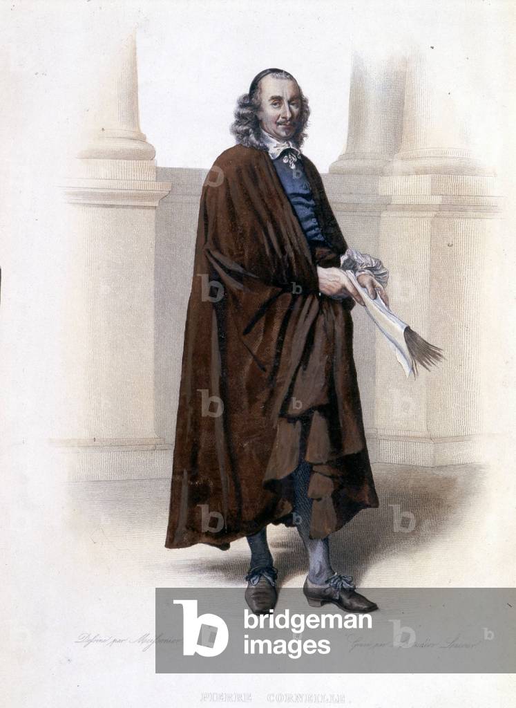 "Ritratto di Pierre Corneille" 1801 di French School