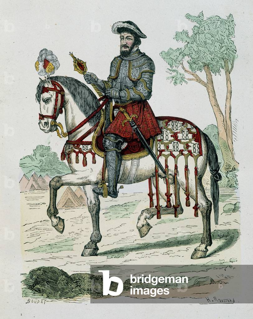 Francois 1er - in “Paris through the centuries”” by H. Gourdon de Genouillac, 1881