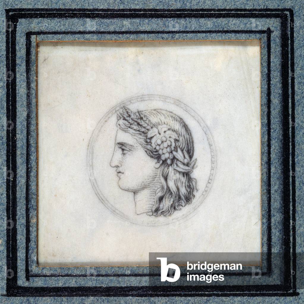 First French stamp with the effigy of Ceres.