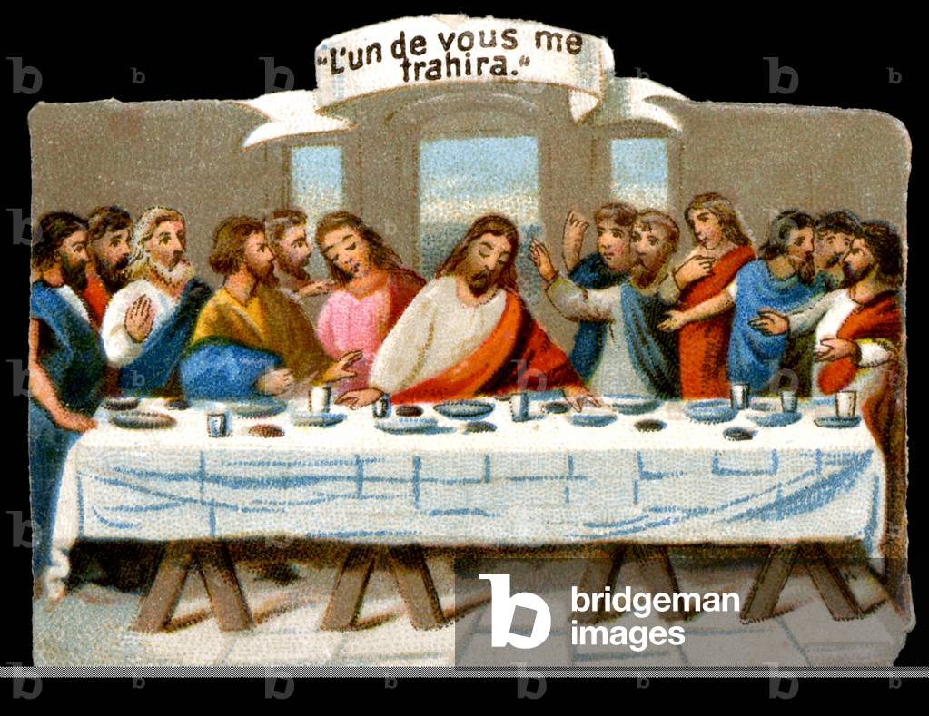 One of you will betray me (supper) - popular imagery