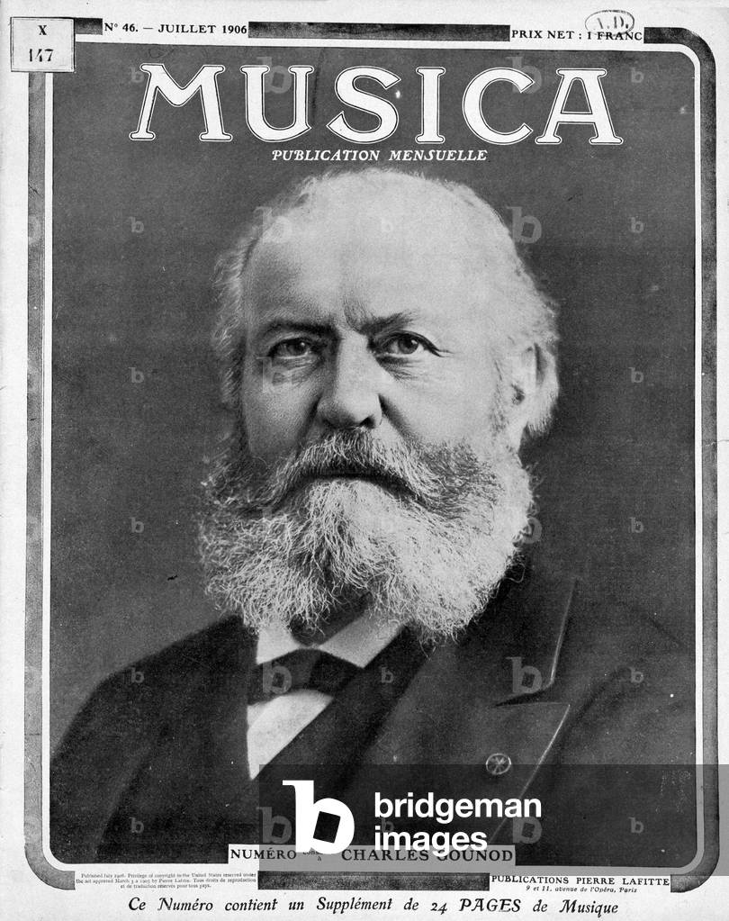 Portrait of Charles Gounod - in 