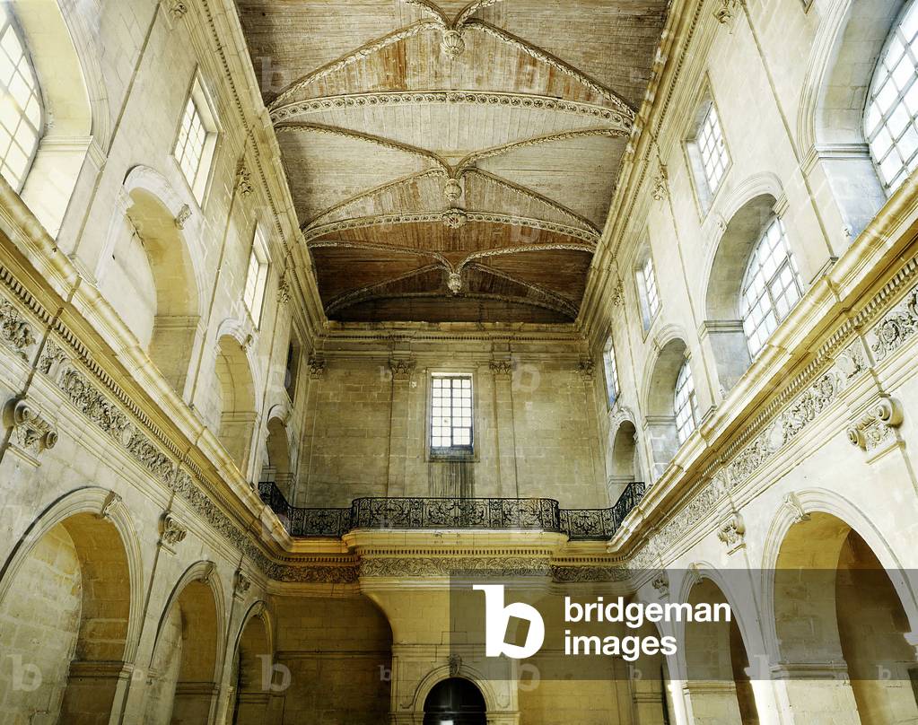 France, Arles, Chapel of the former College of Jesuites today converts into a Christian Lapidary Museum.