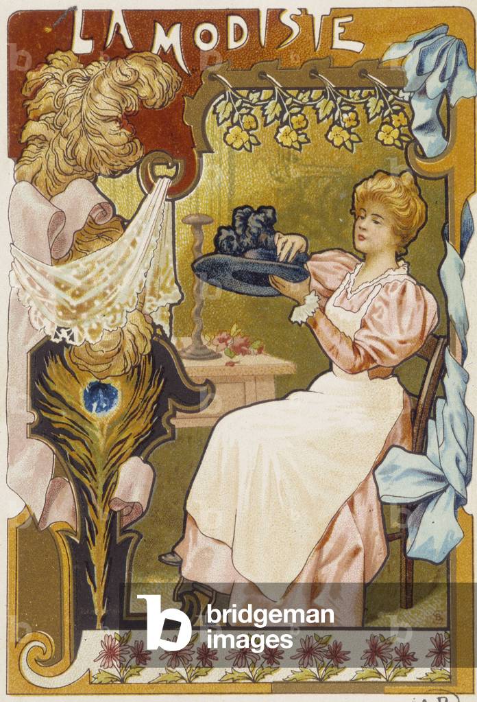 The model - chromolithography, v.1900