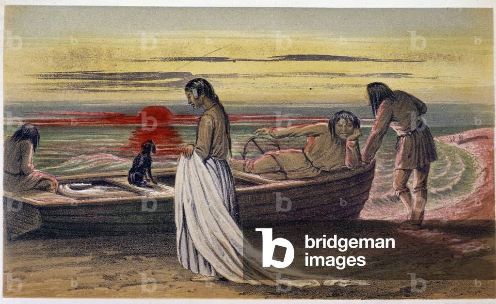 Le shroud “” The winding sheet”” - in “” Exploration of the Labrador Peninsula”” by Hind, London, 1863