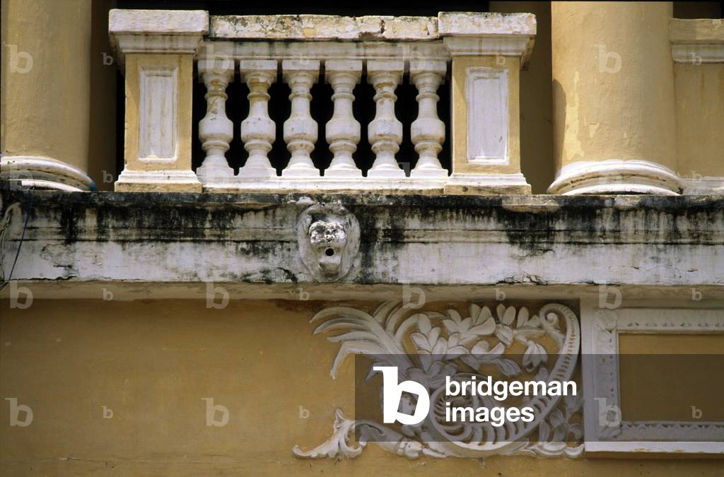 Detail of the Saigon Palace of Justice built in 1884. Architect Alfred Foulhoux.