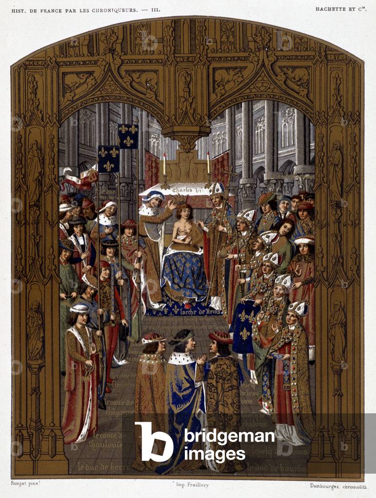 Sacre de Charles VI (1380) - in «Les Chroniqueurs de l'histoire de France depuis les origines à la 16e siècle»