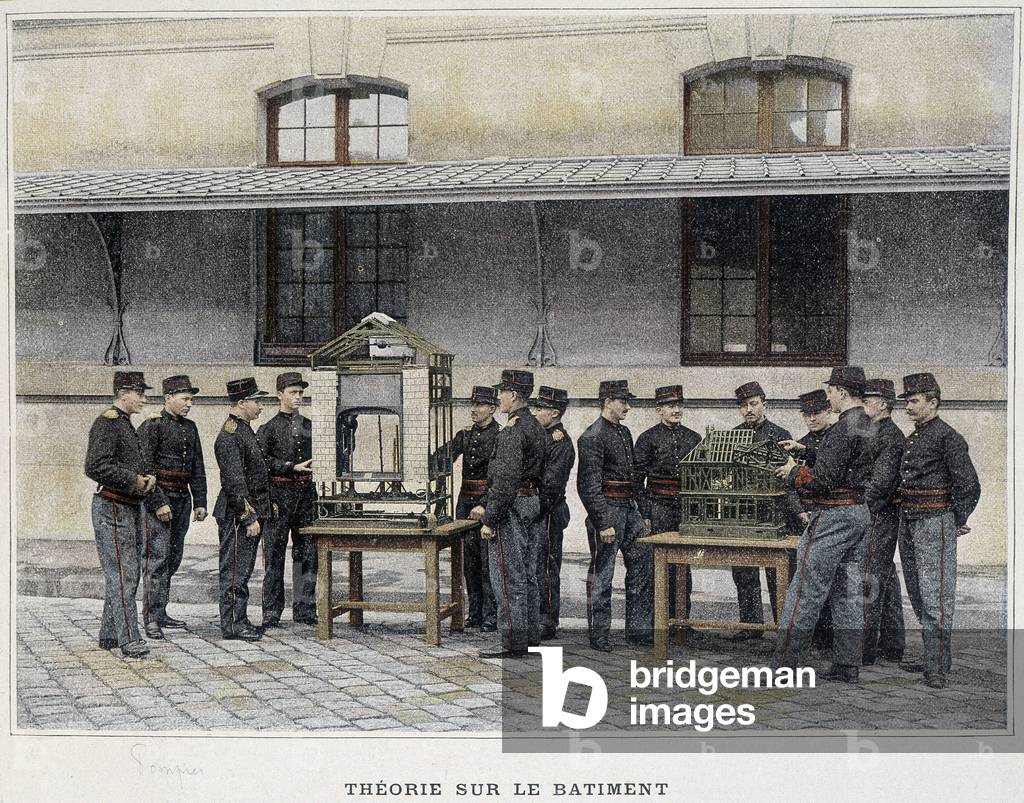 Firefighters (1890-1900): theory on building - Arts Déco