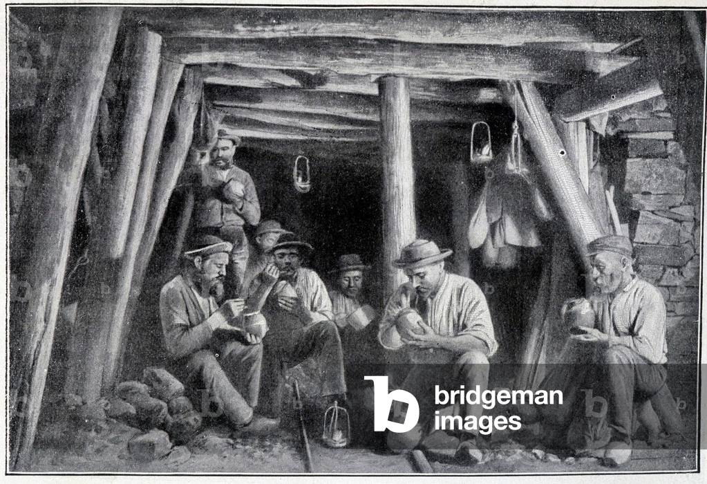 In the mine: the “lighter”, lunch of miners, late 19th century