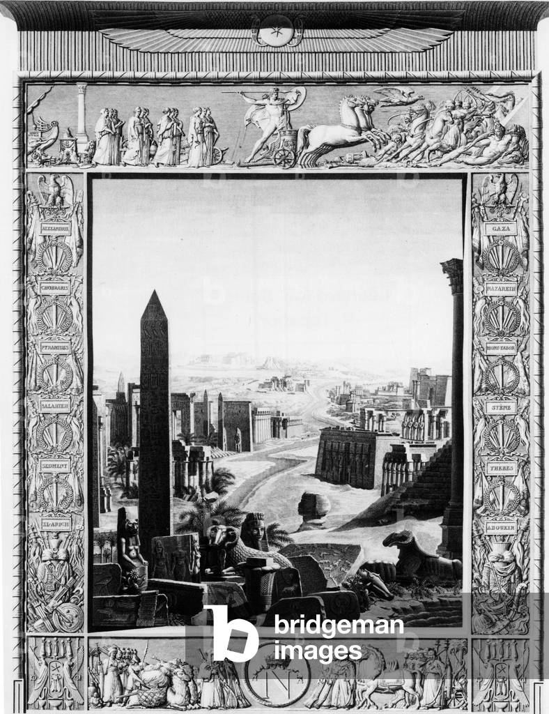 Frontispice of”” Description of Egypt”” - early 19th century