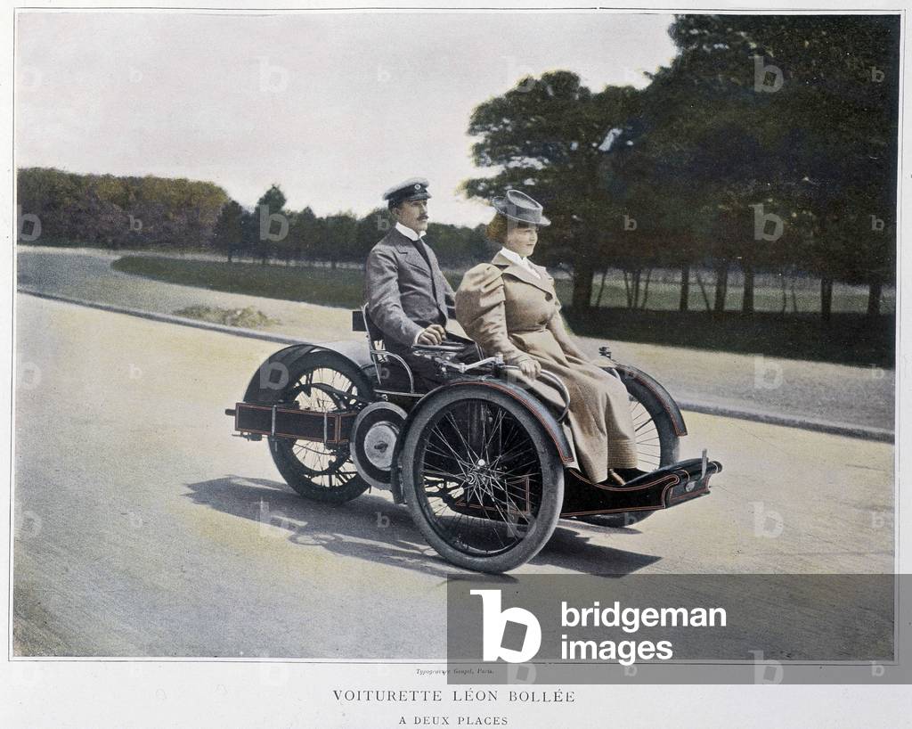 Léon Bollée two-seater cart - in “” Les Sports Modernes””, 1898.